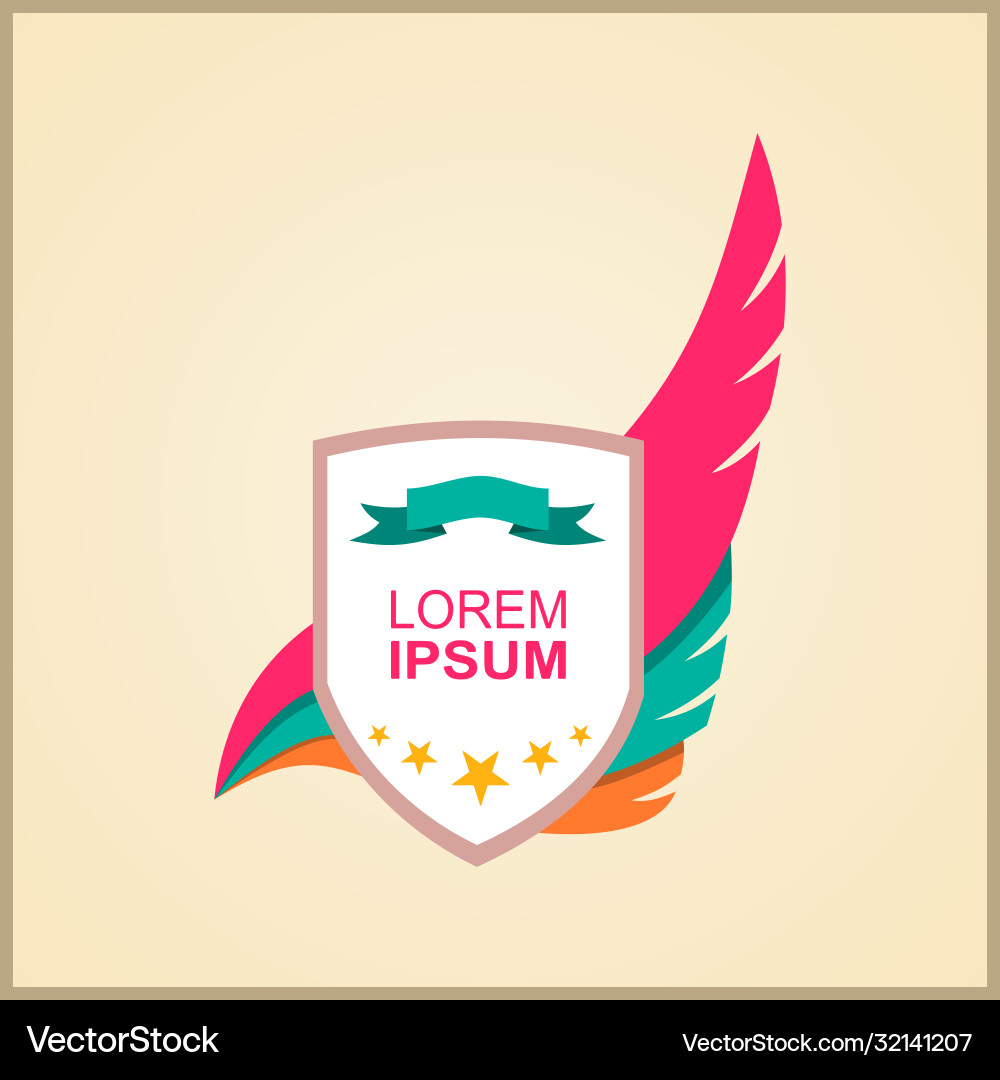 Logo element and abstract web icon globe symbol Vector Image