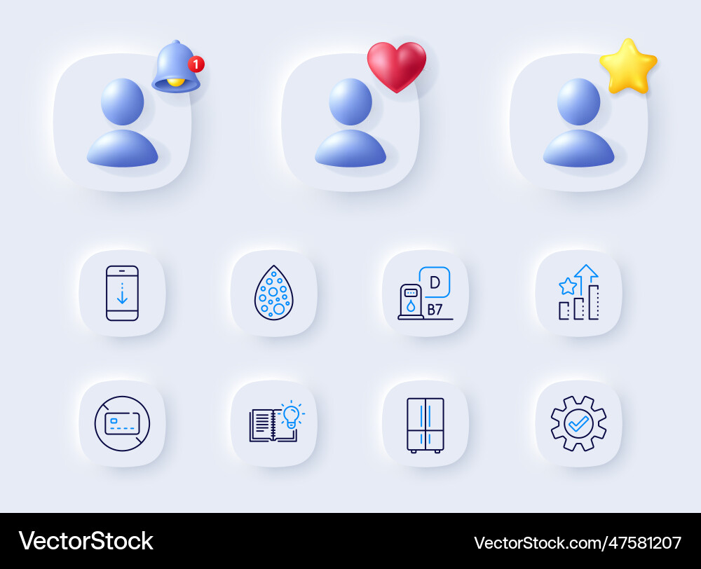 Product knowledge scroll down and service line Product knowledge scroll down and service line vector image