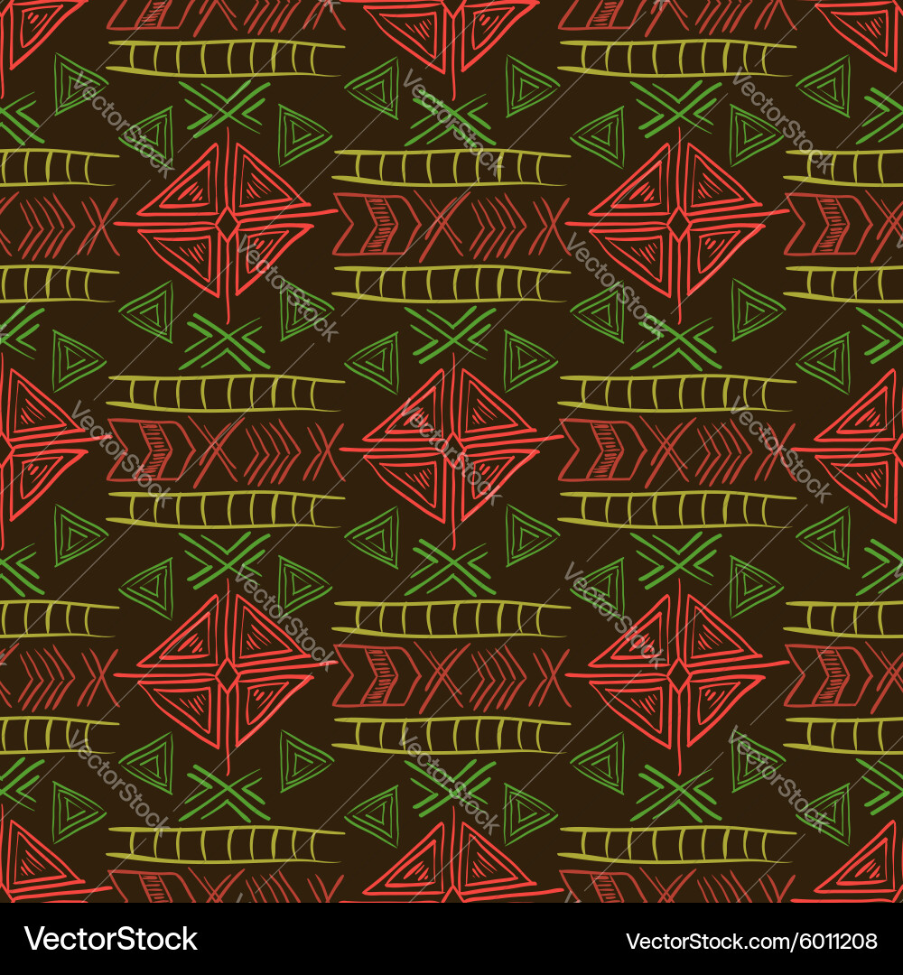 Aztec Native Pattern vector image