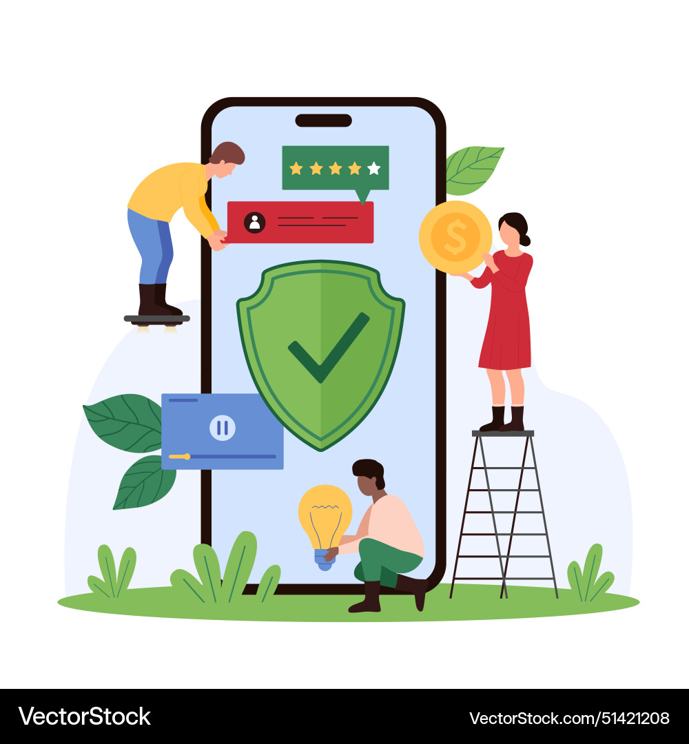 Cyber security and information encryption tiny Cyber security and information encryption tiny vector image