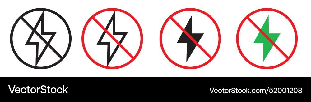 Flash off icon line art Vector Image