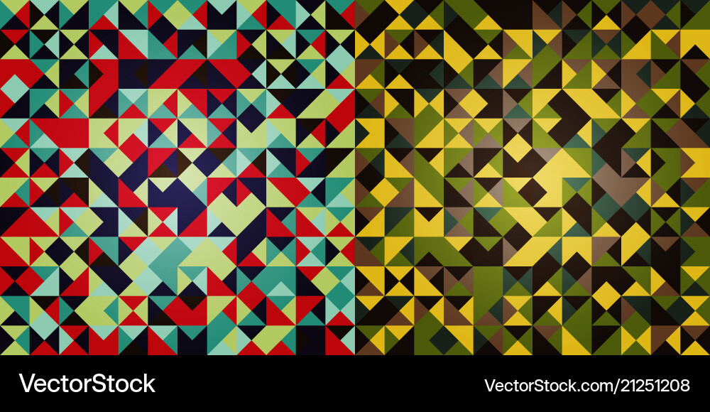 Geometric Triangle Pattern Background vector image