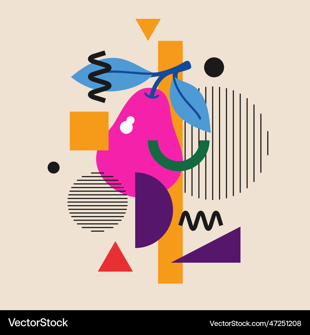 Graphics in a minimalistic style Graphics in a minimalistic style vector image
