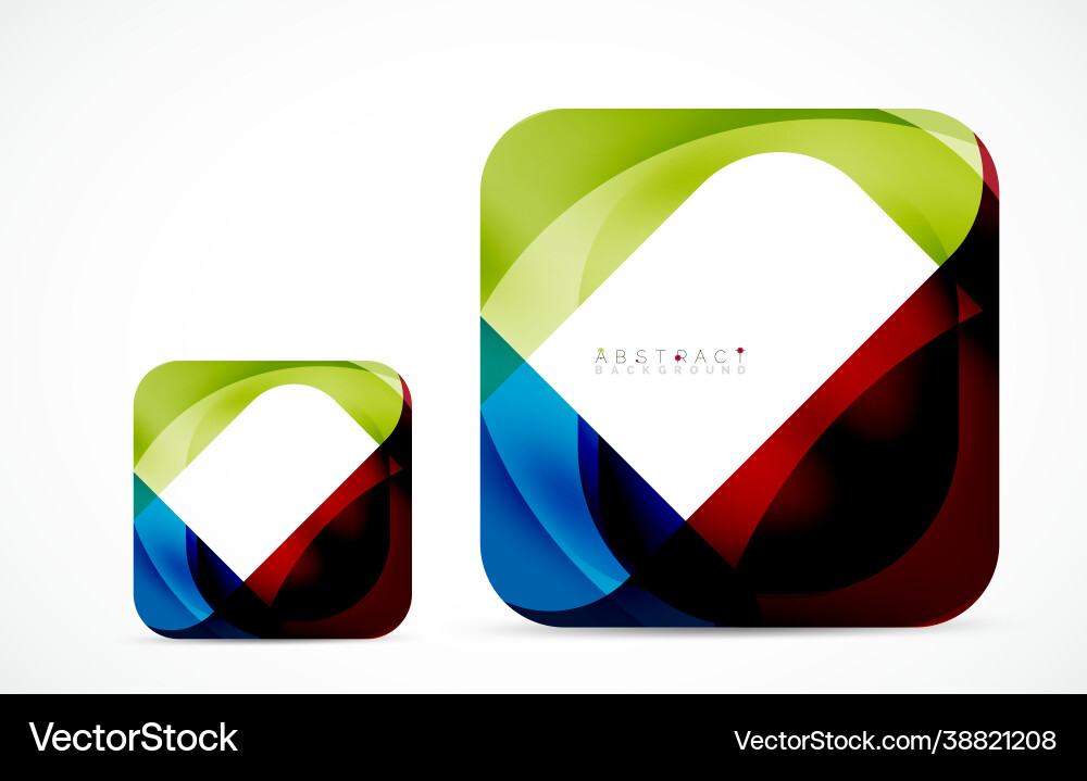 Minimal background abstract square shape Minimal background abstract square shape vector image