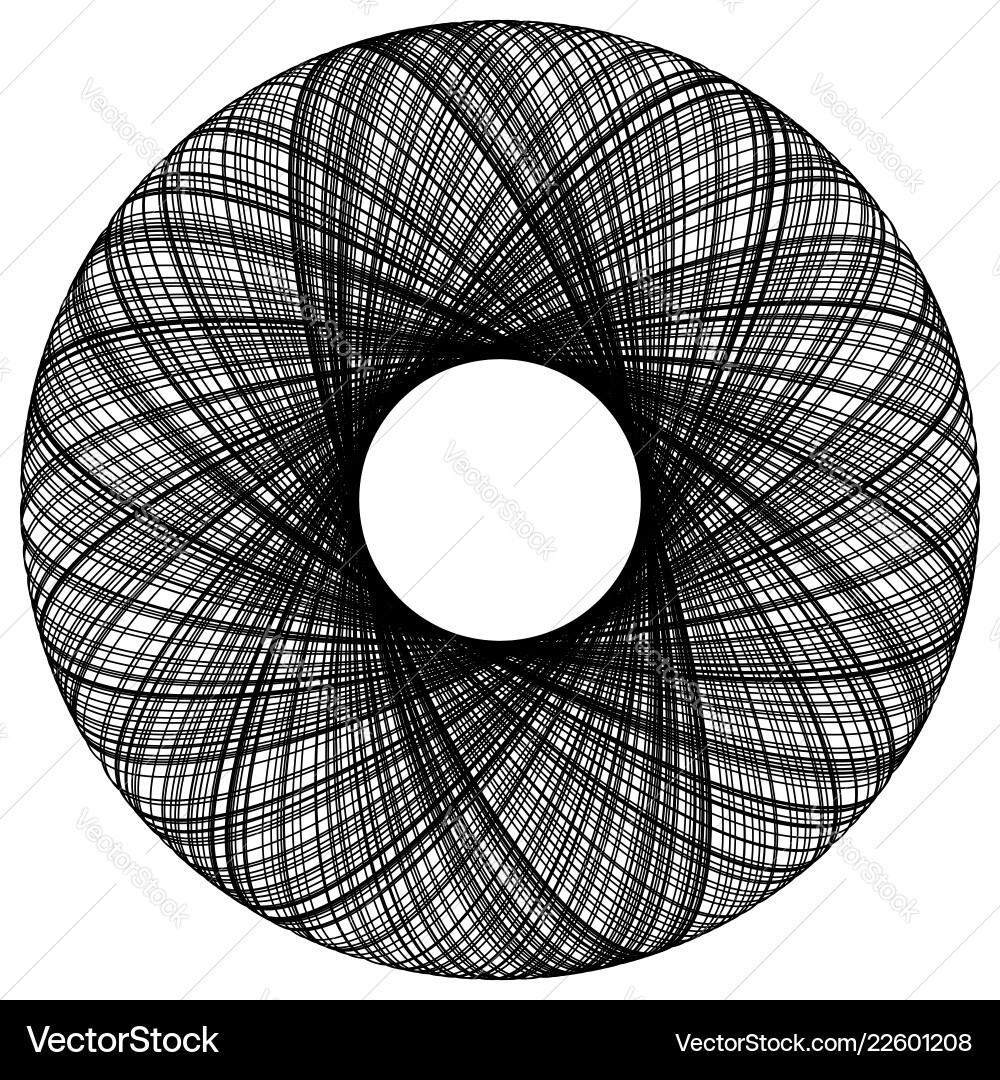 Spirograph-Muster wie rotierende Spiralwirbel Spirograph-Muster wie rotierende Spiralwirbel vektorbild