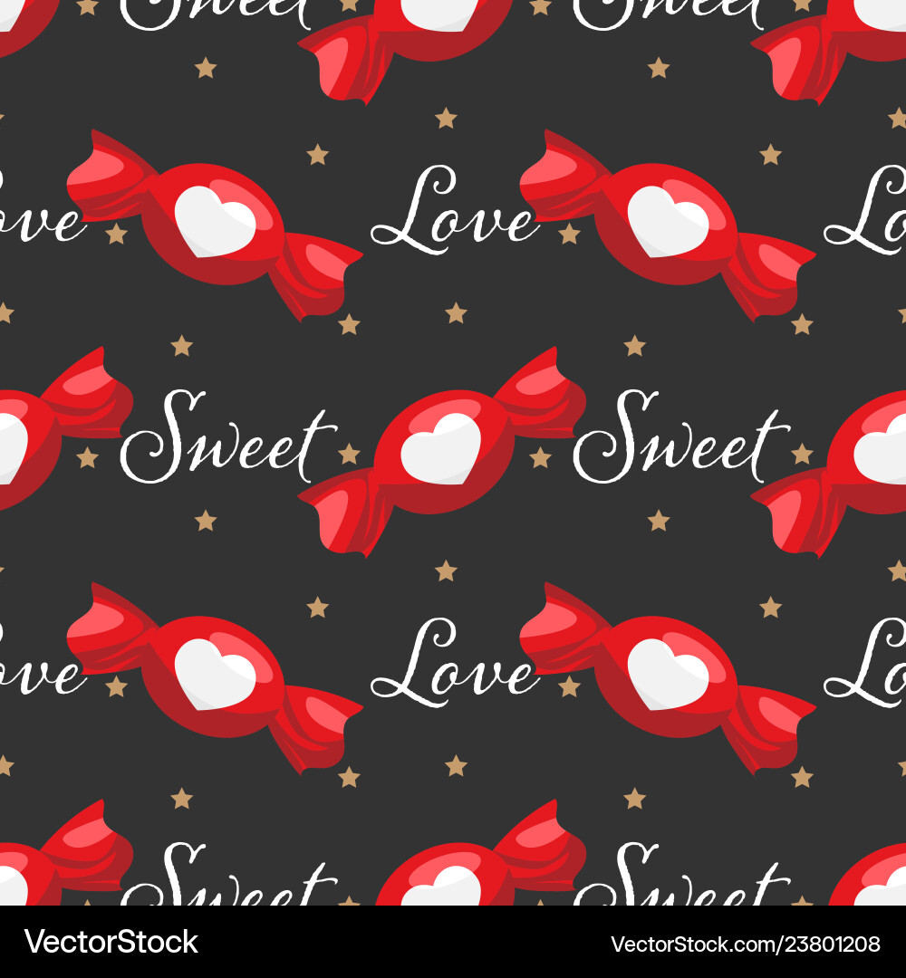 Valentines day seamless pattern Valentines day seamless pattern vector image
