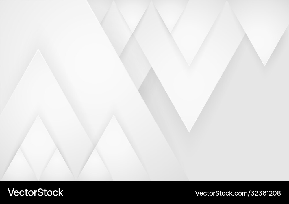 White abstract background in paper style vector image
