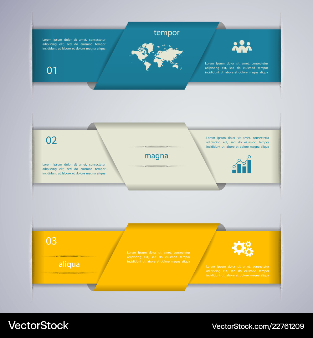 Abstract 3d web banner design template Abstract 3d web banner design template vector image