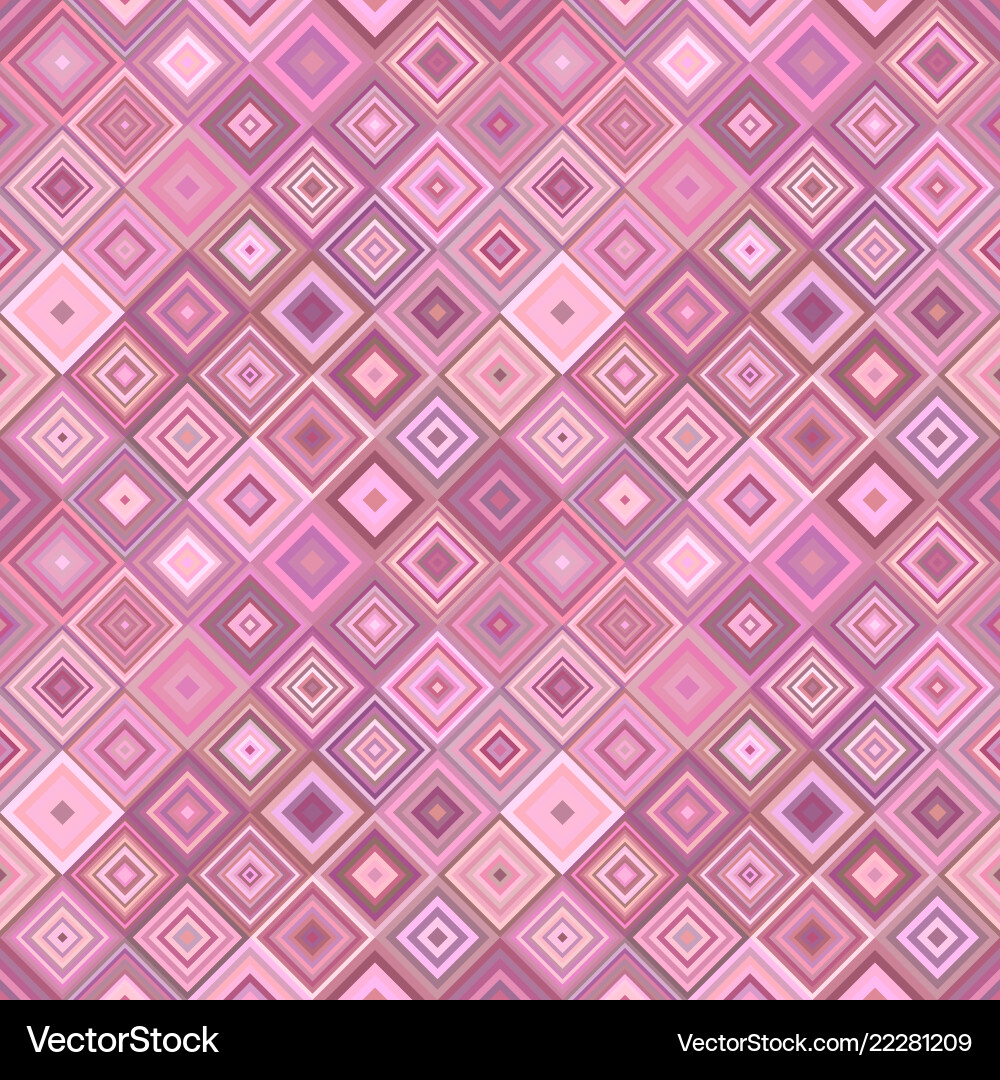 Abstract diagonal square pattern background vector image