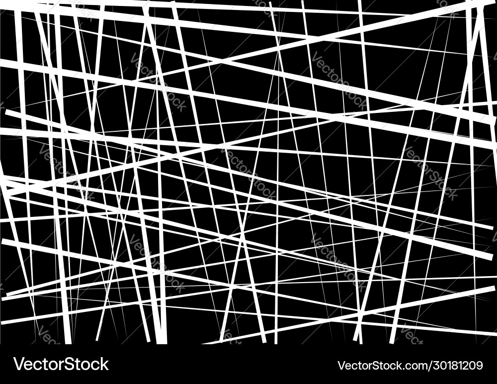 Abstract geometric art with random chaotic lines Abstract geometric art with random chaotic lines vector image