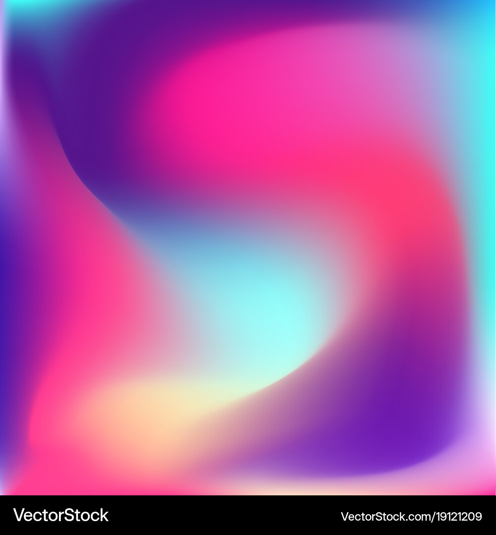 Chromatic Gradient Fluid Background vector image