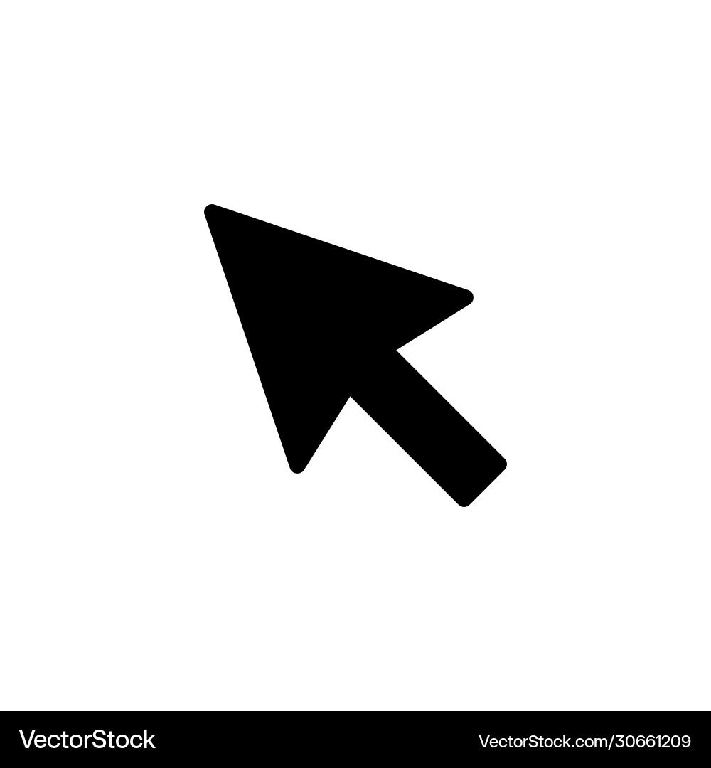 Click icon cursor computer mouse Click icon cursor computer mouse vector image