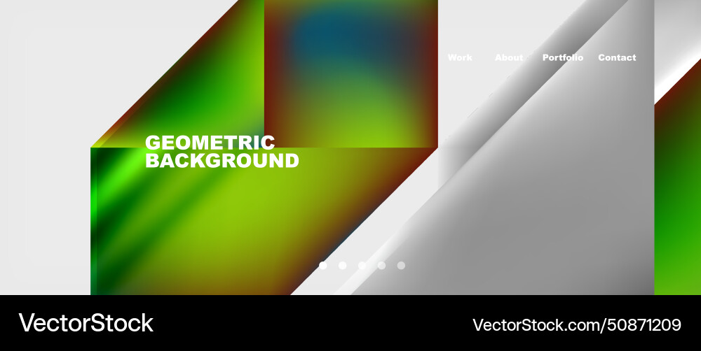 Colorful gradients with abstract geometric shapes Colorful gradients with abstract geometric shapes vector image