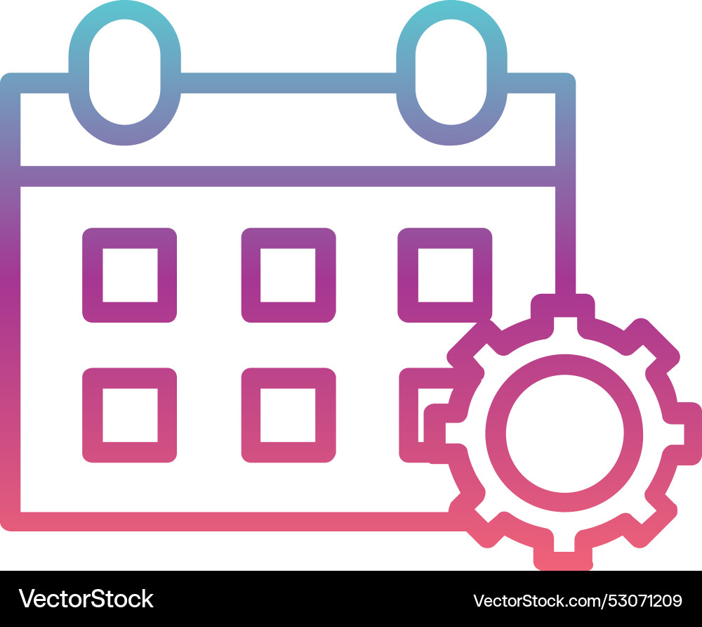 Event management line gradient design Vector Image