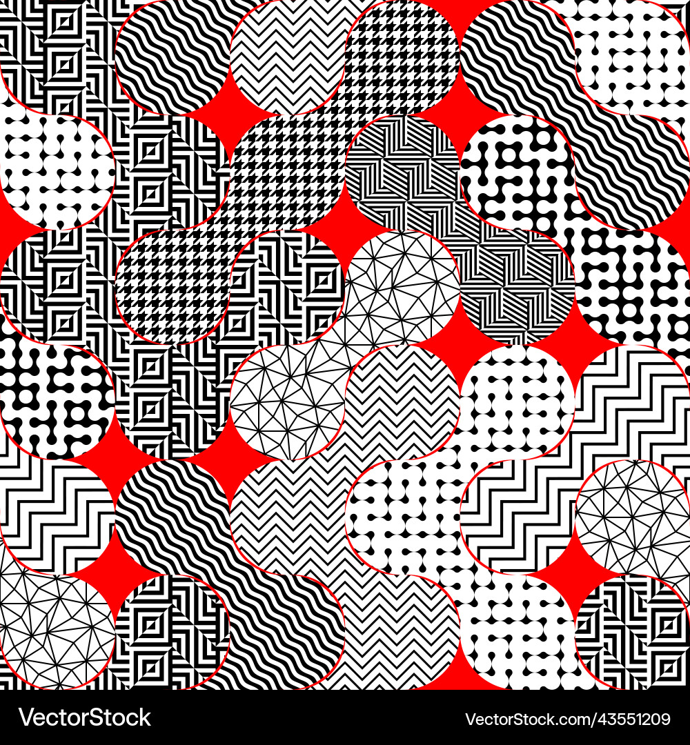 Geometric abstract pattern intersection style Geometric abstract pattern intersection style vector image