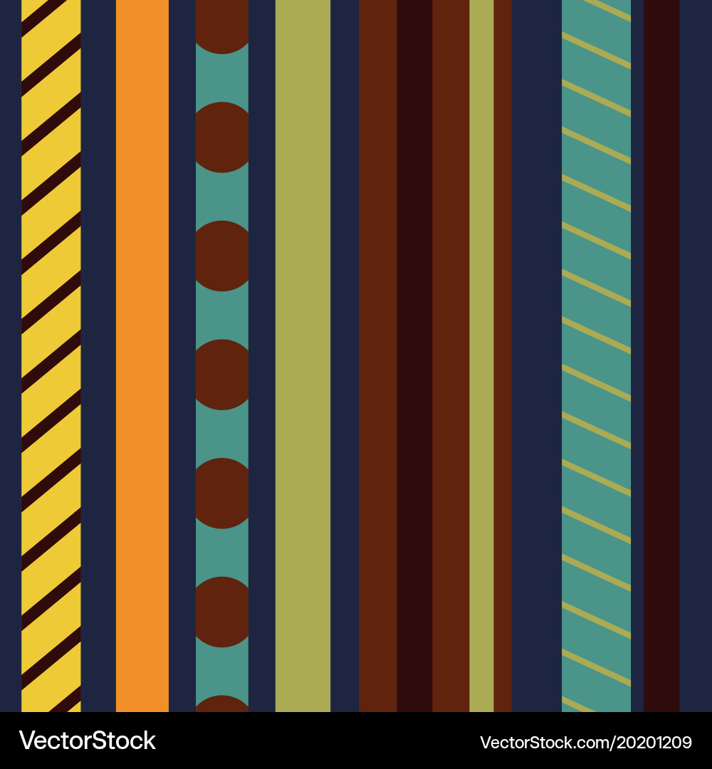 Seamless pattern with colored vertical stripes vector image