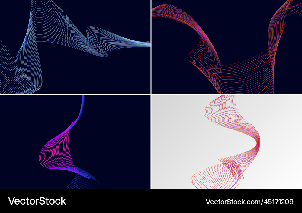 Wave curve abstract backgrounds for a unique Wave curve abstract backgrounds for a unique Vector Image
