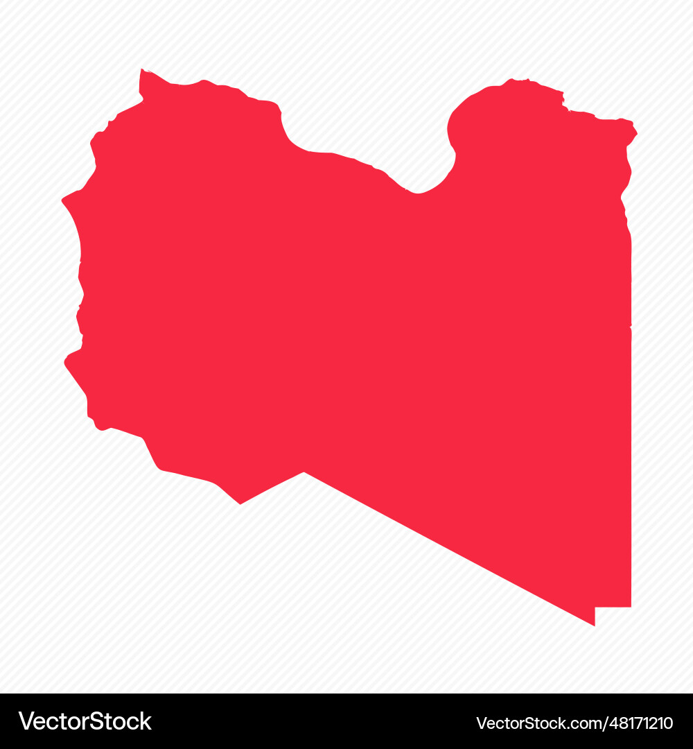 Abstract libya simple map background Vector Image