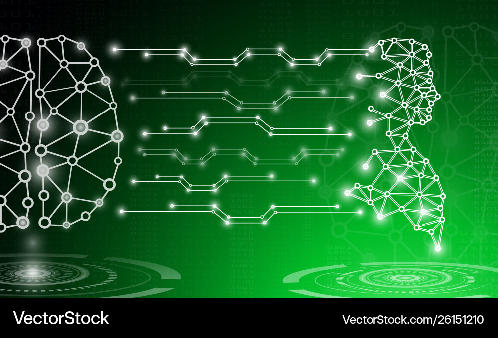Abstraktes Hintergrundtechnologie-Konzept in grün Abstraktes Hintergrundtechnologie-Konzept in grün vektorbild