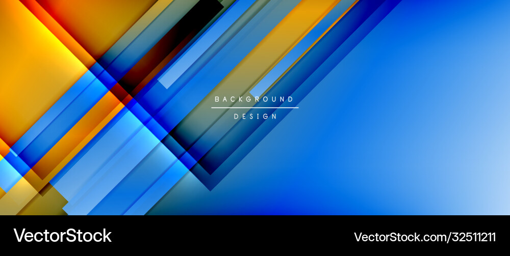 Dynamic lines on fluid color gradient trendy Vector Image
