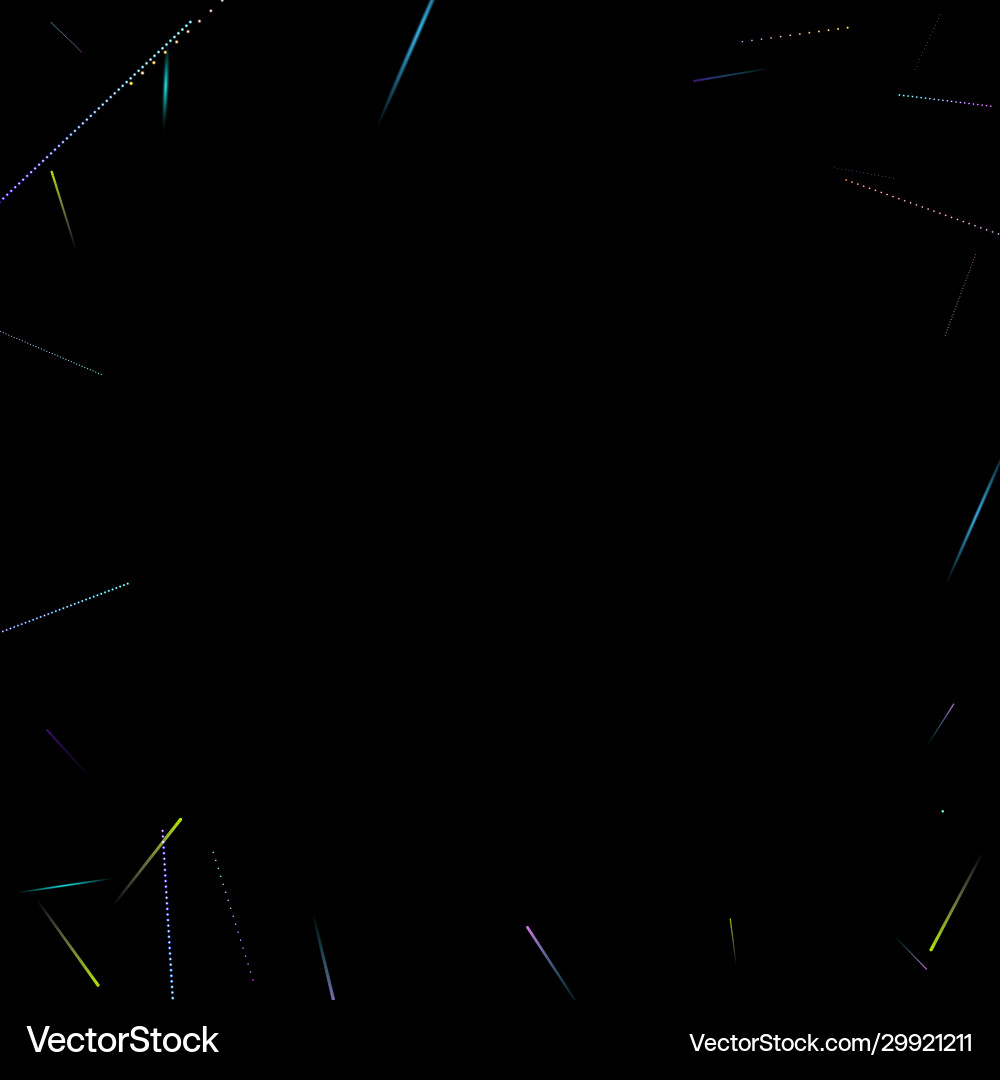 Fast effect motion neon glare dynamic vector image