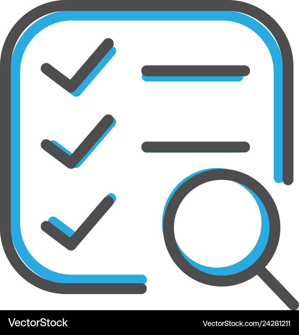 List icon design interaction line List icon design interaction line vector image