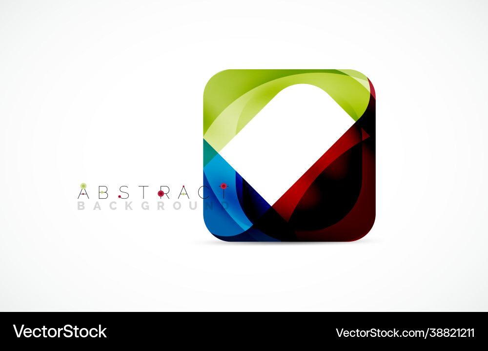 Minimal background abstract square shape Minimal background abstract square shape vector image