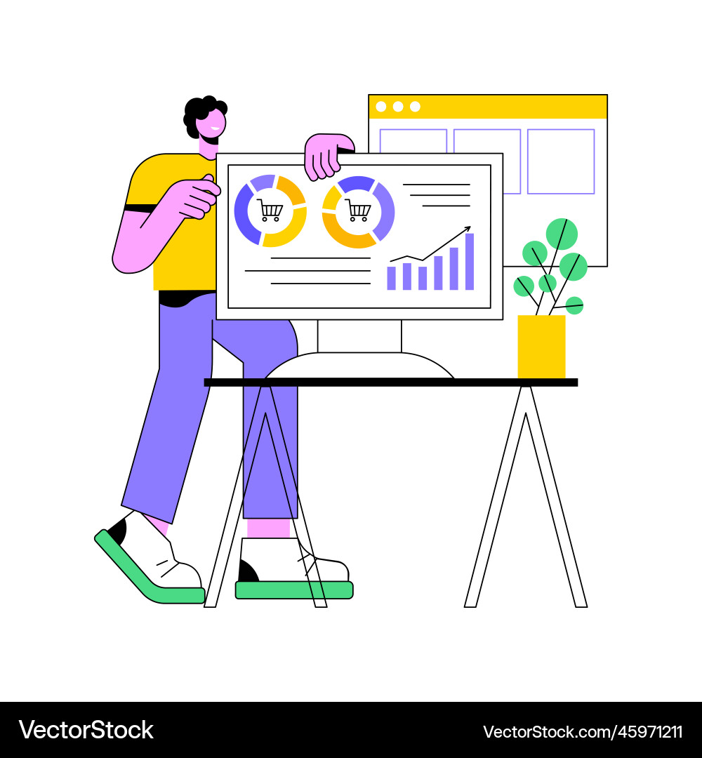 Transactions processing isolated cartoon Transactions processing isolated cartoon vector image