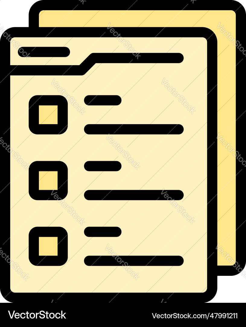 User folder icon flat User folder icon flat vector image