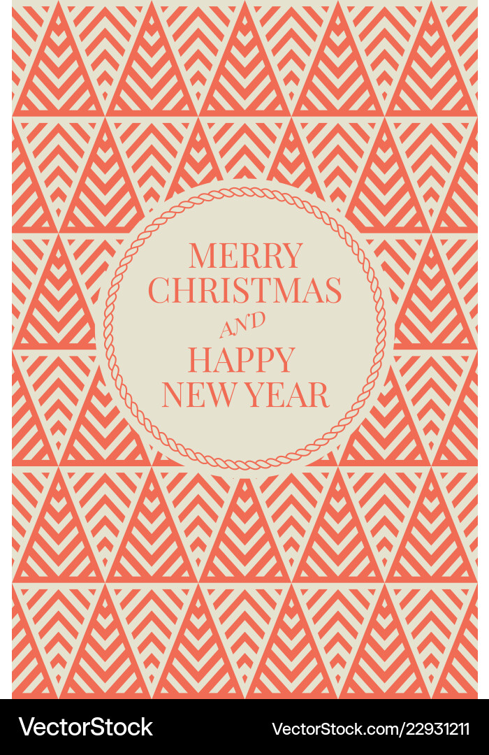 Winter holidays greeting card Winter holidays greeting card vector image