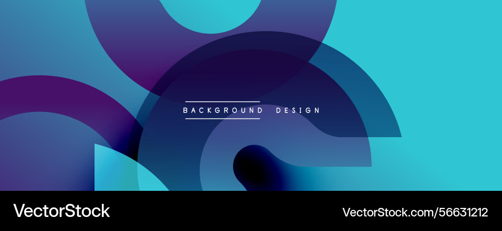 Abstract fluid shapes overlap creating vibrant Abstract fluid shapes overlap creating vibrant vector image