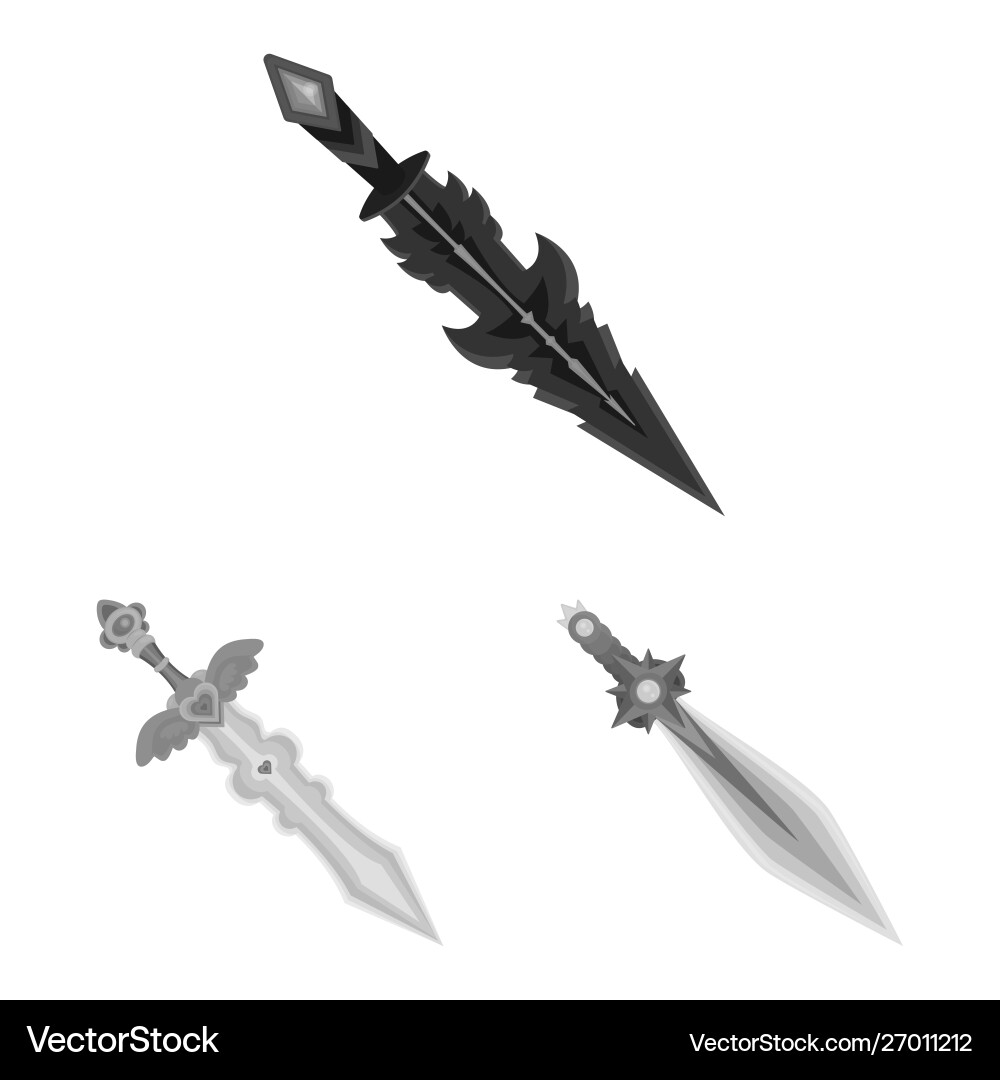 Design sharp and blade symbol vector image