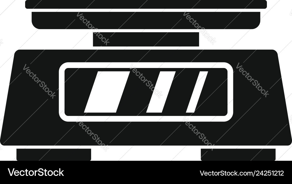 Lab scales icon simple style Lab scales icon simple style Vector Image