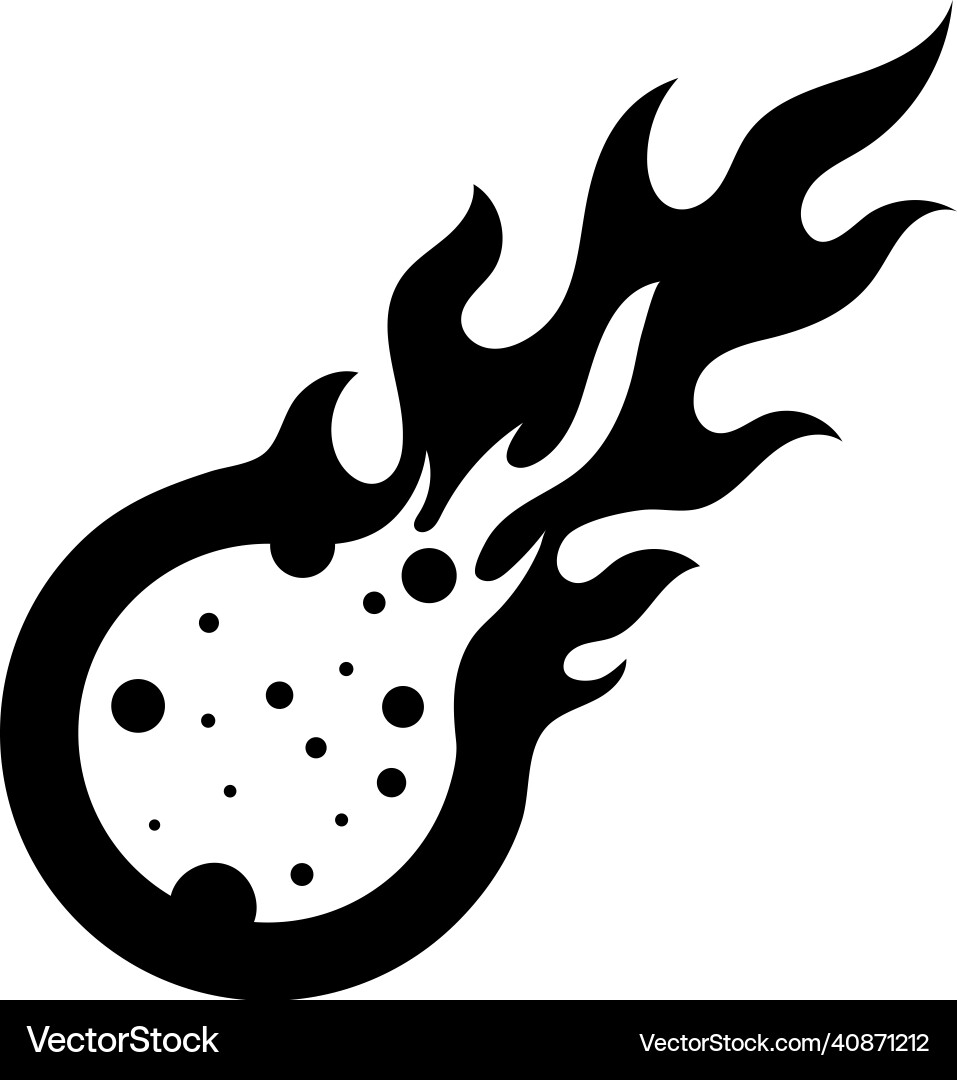 Meteor icon design template isolated vector image