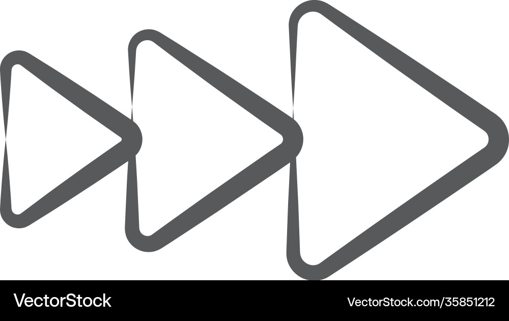 Move forward Vector Image