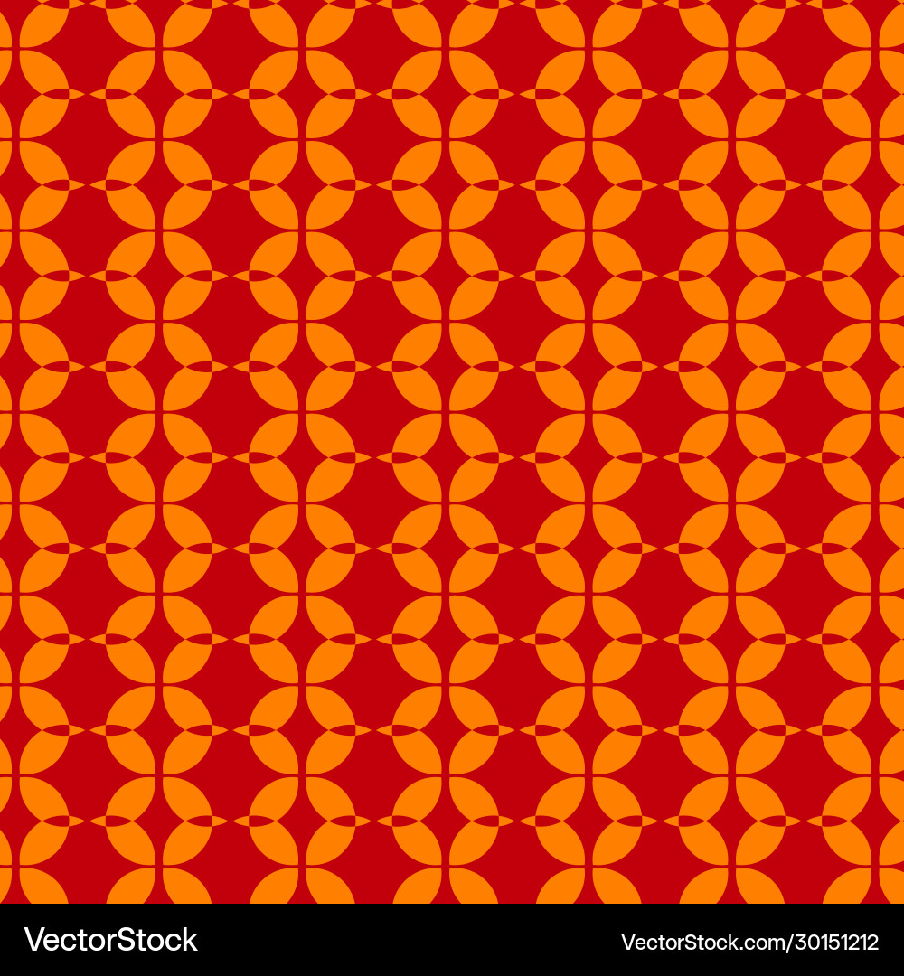 Nice red pattern design template Vector Image