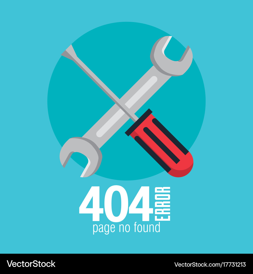 404 connection error icons vector image