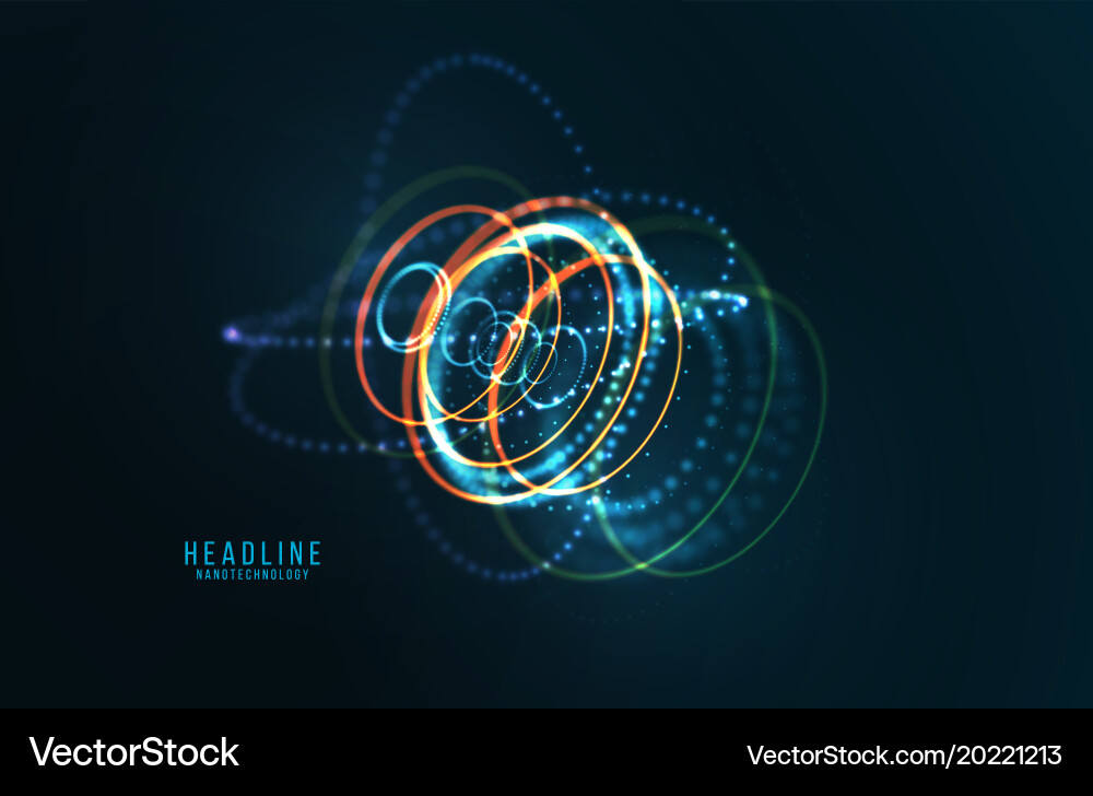 Abstract futuristic object hud element Vector Image