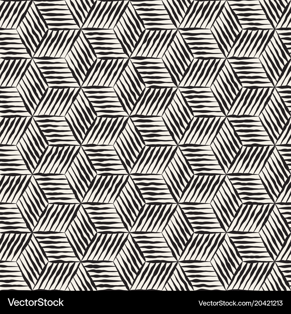 Abstract Ink Stripe Pattern Vector Image