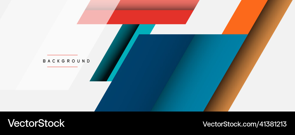 Background geometric diagonal square shapes vector image