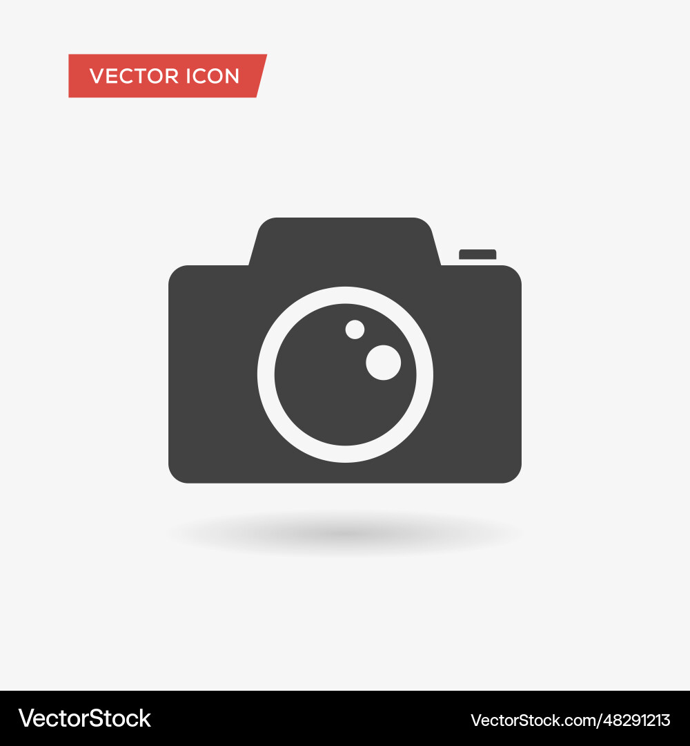 Camera symbol for your logo app ui and ux Camera symbol for your logo app ui and ux vector image