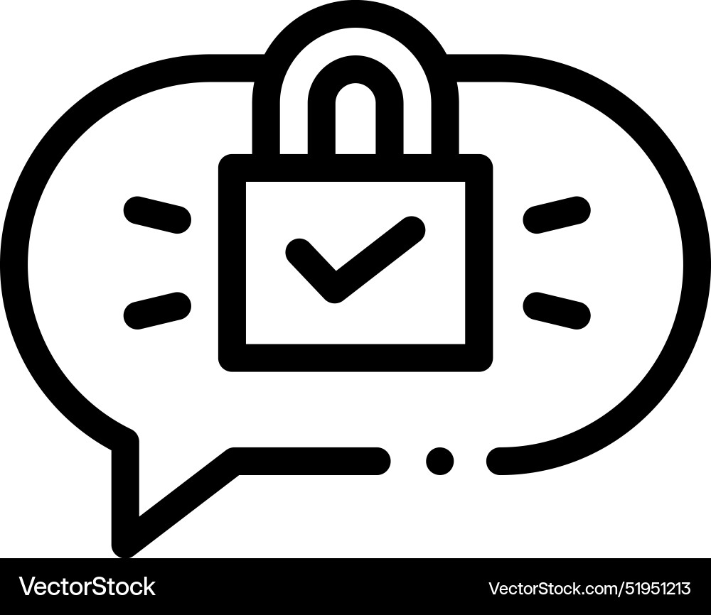 Chat icon thin linear style design isolated Chat icon thin linear style design isolated Vector Image