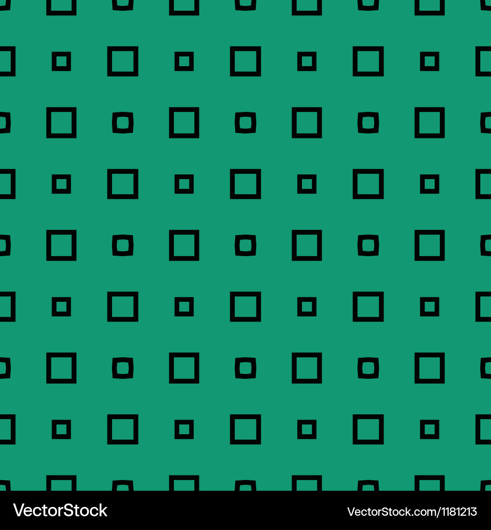 Green pattern with rectangles Vector Image