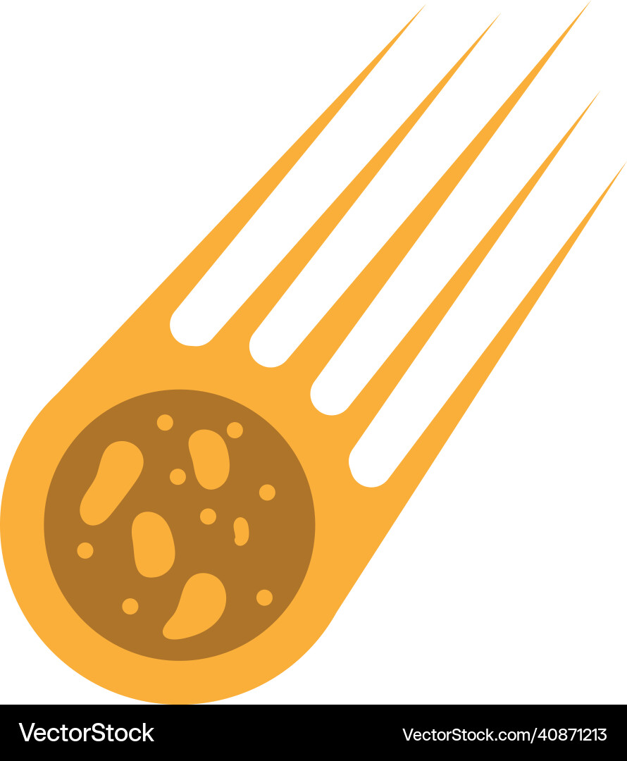 Meteor icon design template isolated vector image