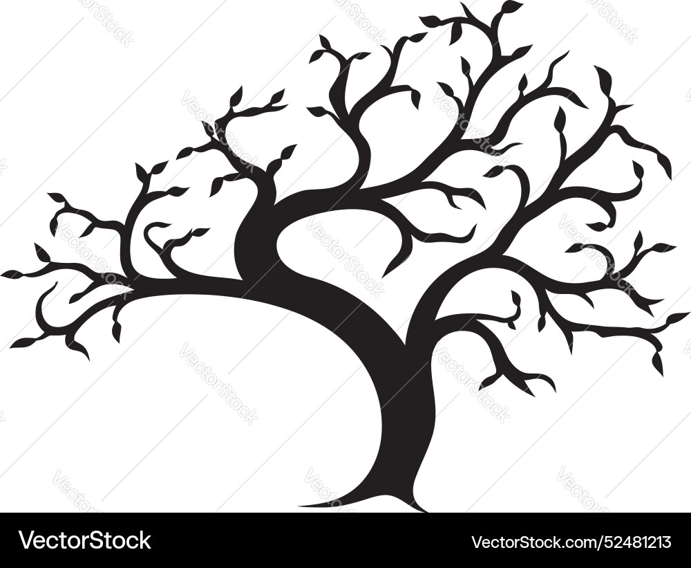 Rustic renderings design of dead tree limb devoid Rustic renderings design of dead tree limb devoid Vector Image
