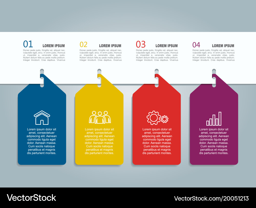 Workflow Diagram Template Vector Image