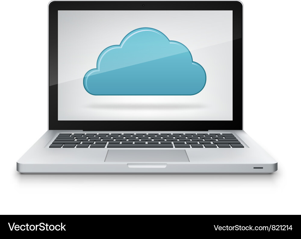Cloud Computing Concept Vector Image