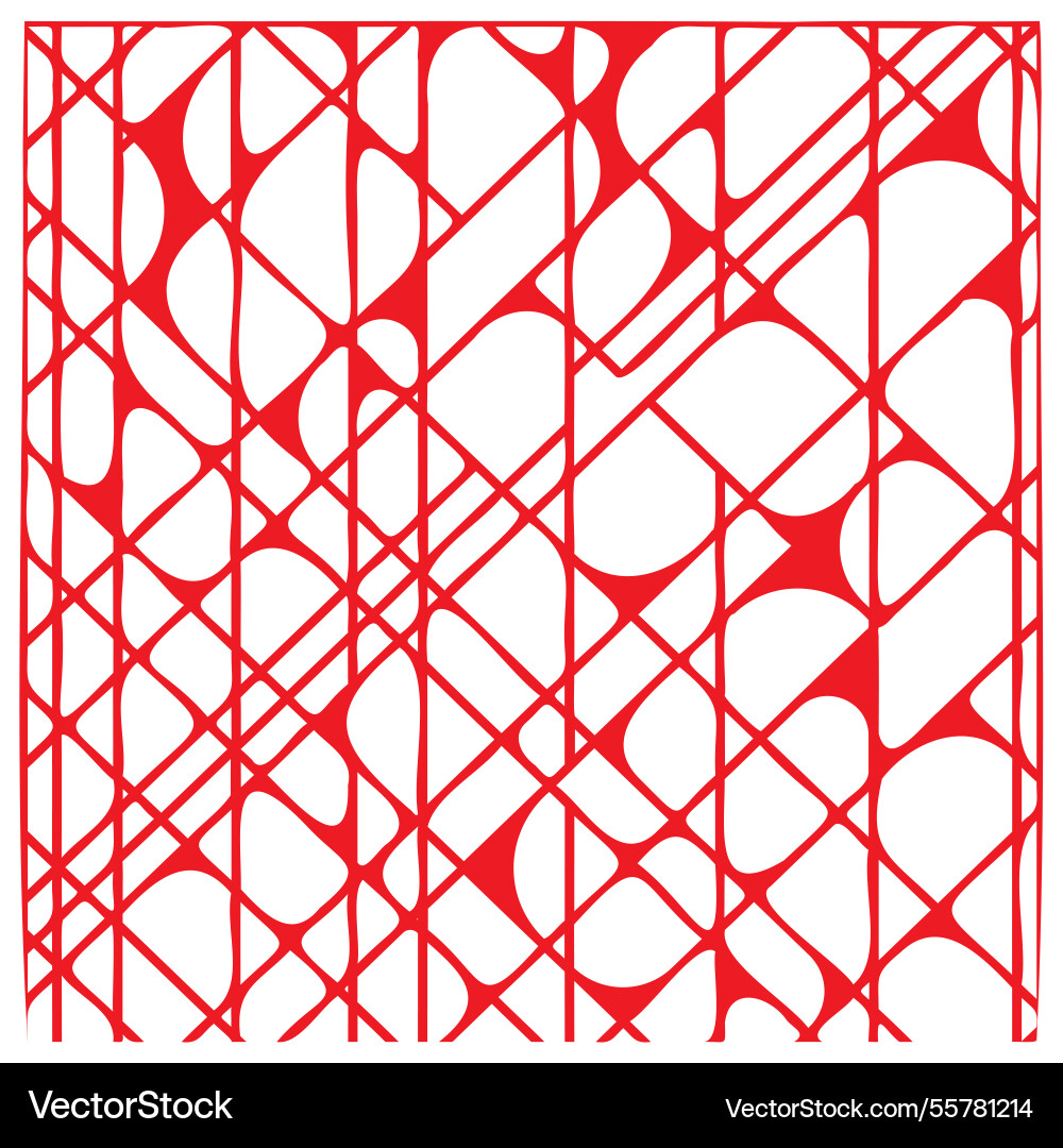 Geometric check lines print pattern vector image