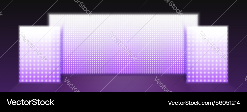 Led screen stage background Royalty Free Vector Image
