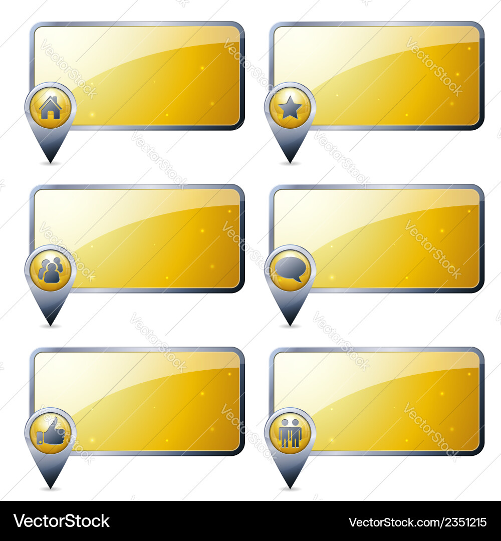 3d pointers vector image